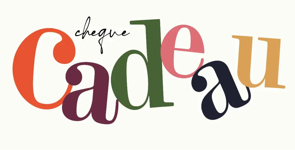 Chèque  cadeau 2 pieces 