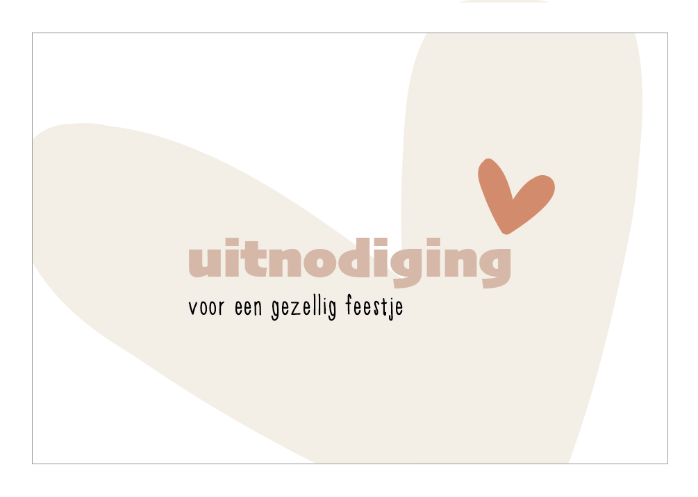 Uitnodiging voor een gezellig feestje!