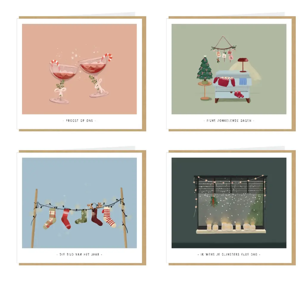 Kelly Marie box 8 stuks/4 designs