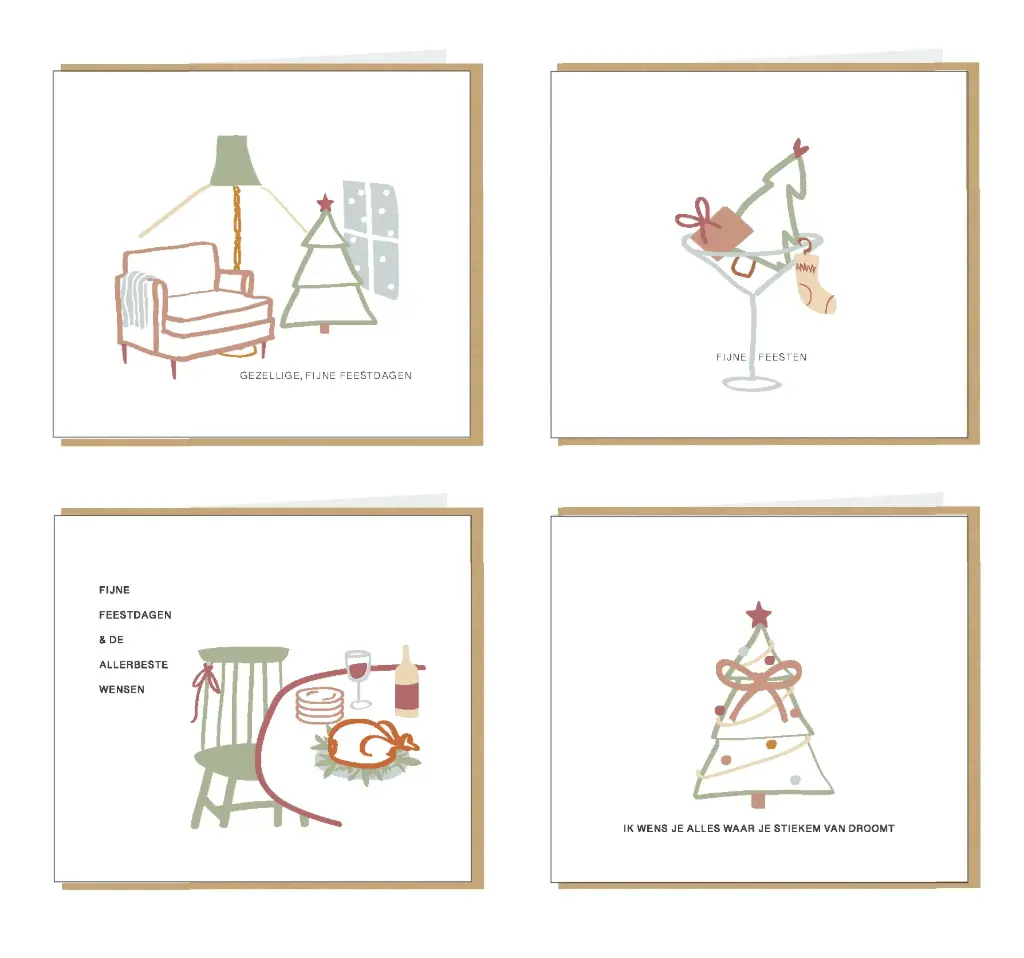 Kelly Marie box 8 stuks/4 designs