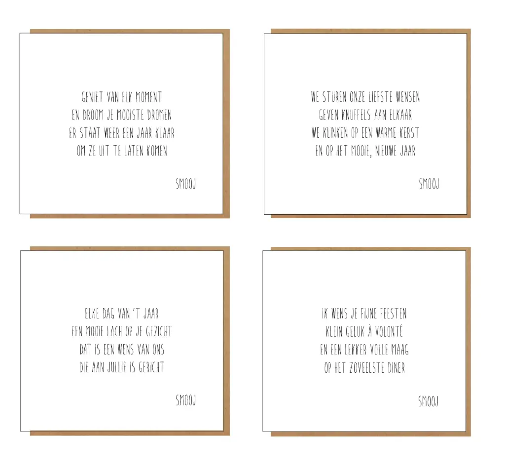 Smooj box 8 stuks/4 designs