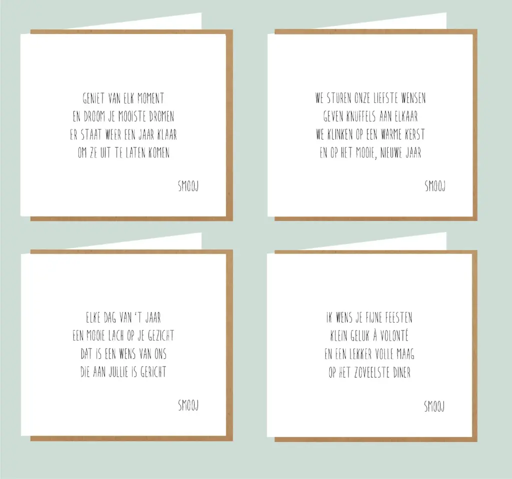 Smooj box 8 stuks/4 designs