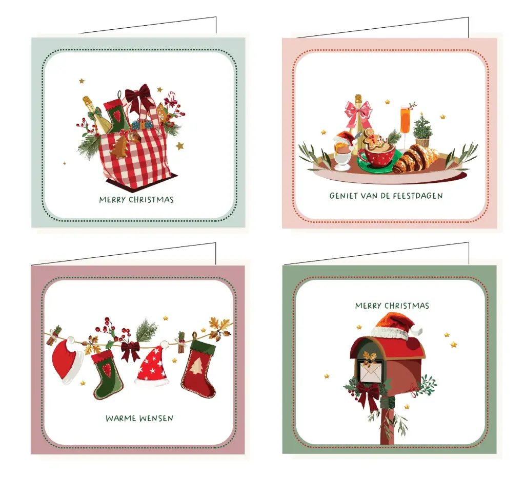 Hil Claesen box 8 stuks/4 designs