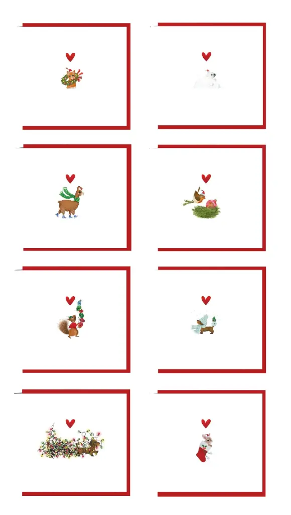 Yon box 8 stuks/8 designs