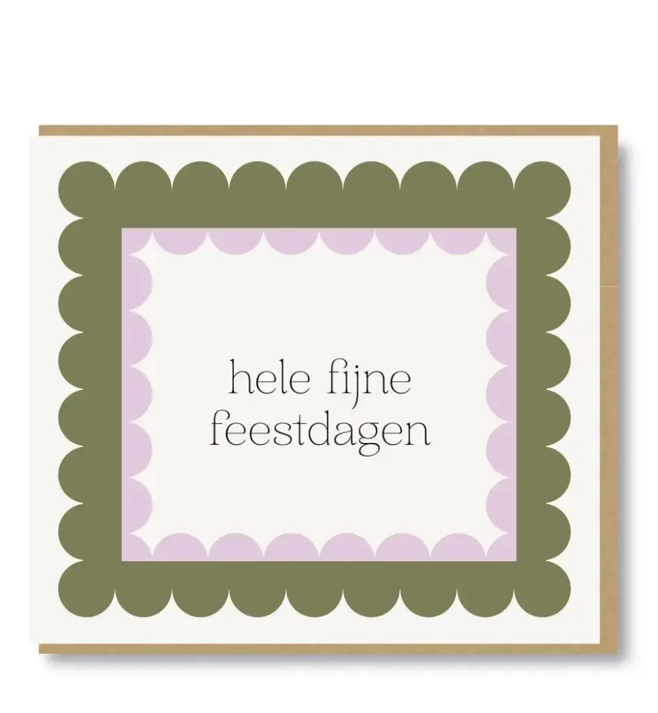 Hele fijne feestdagen