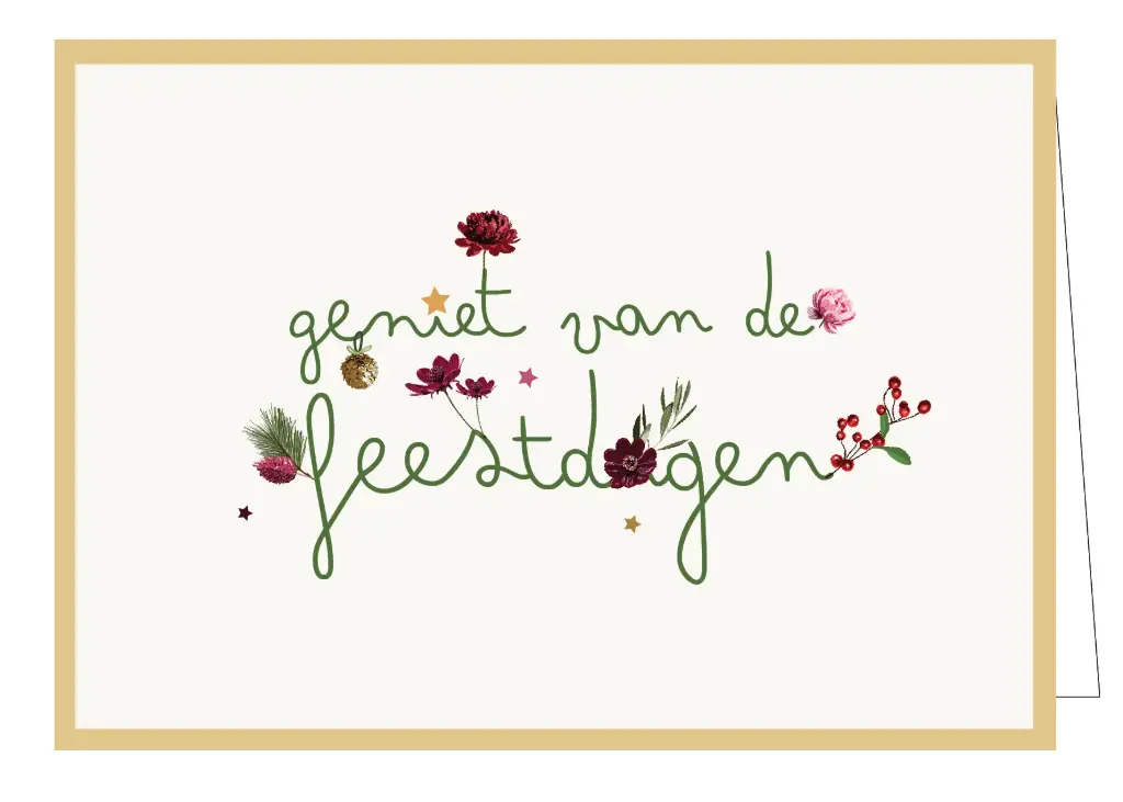 Geniet van de feestdagen