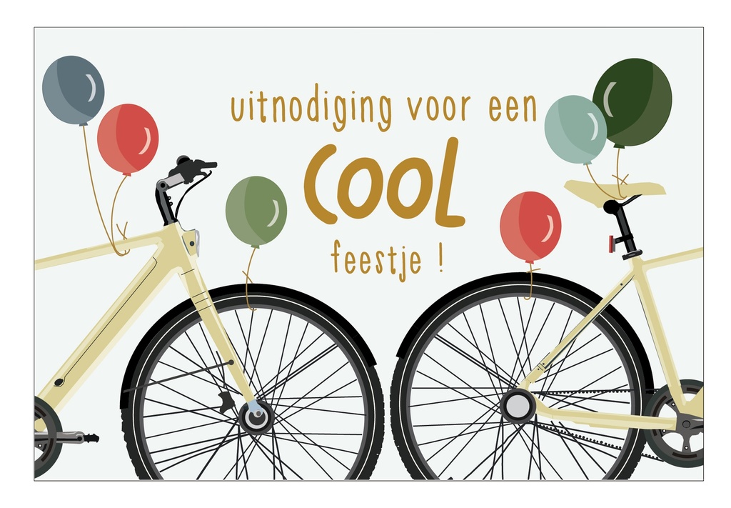 Uitnodiging voor een cool feestje!