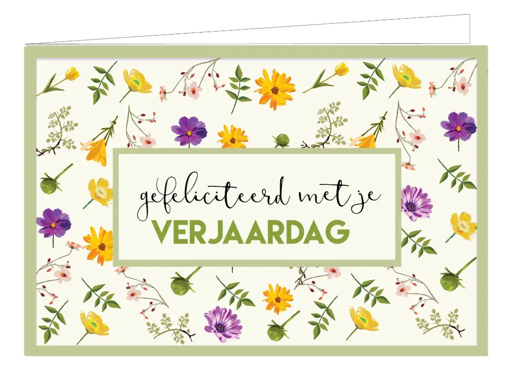 Gefeliciteerd met je verjaardag