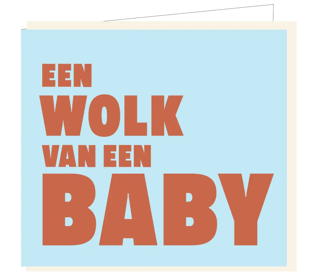 Een wolk van een baby