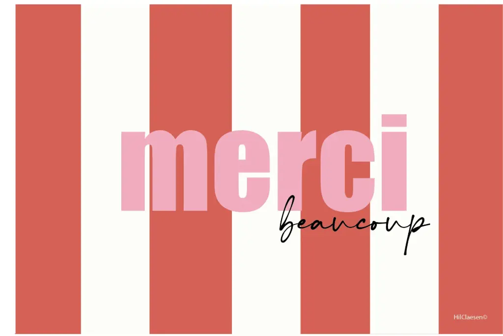 Merci beaucoup