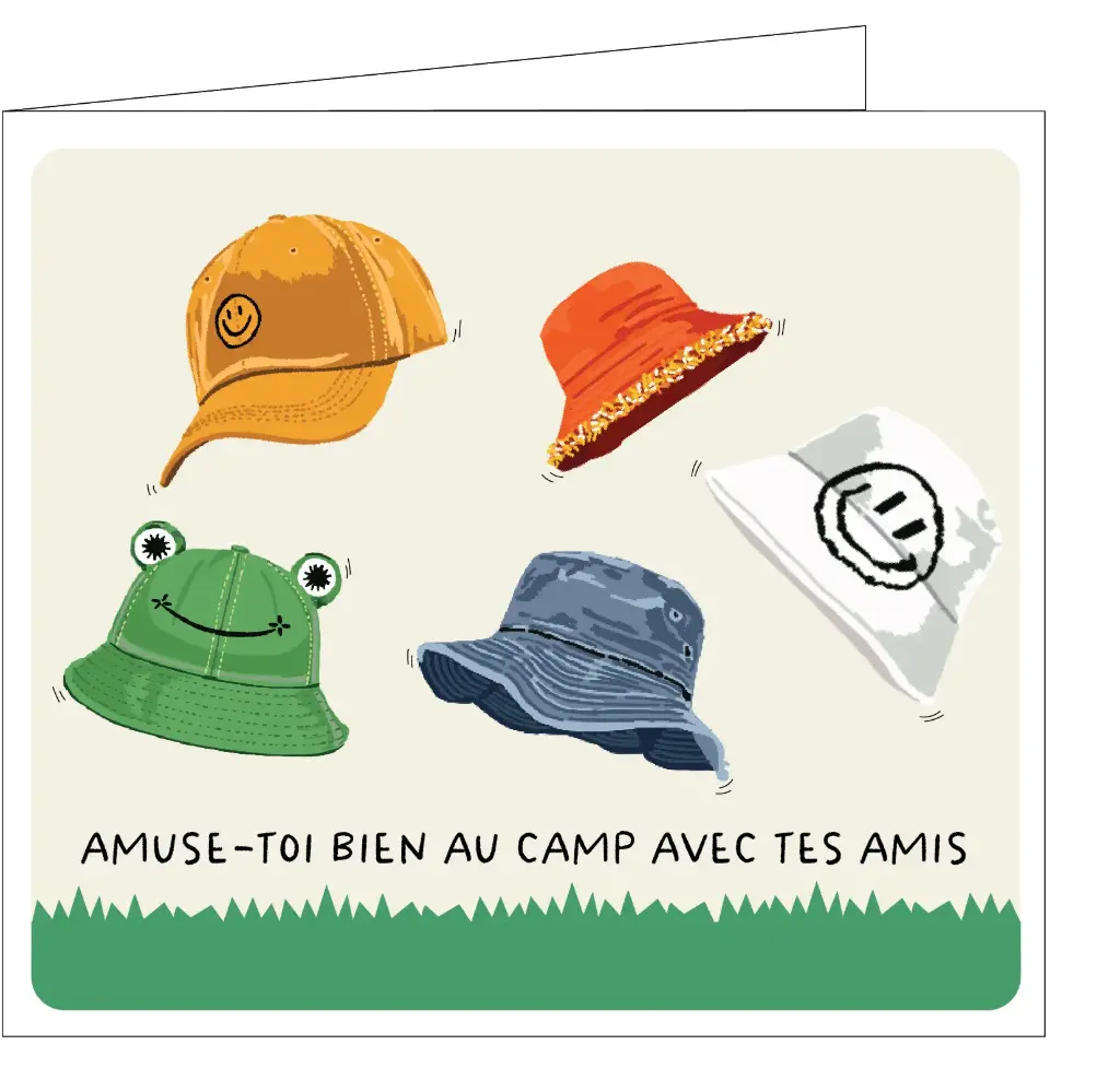 Amuse-toi bien au camp avec tes amis