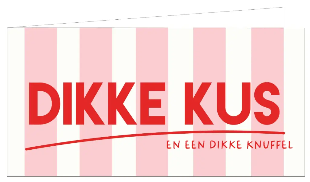 Dikke kusjes en een dikke knuffel