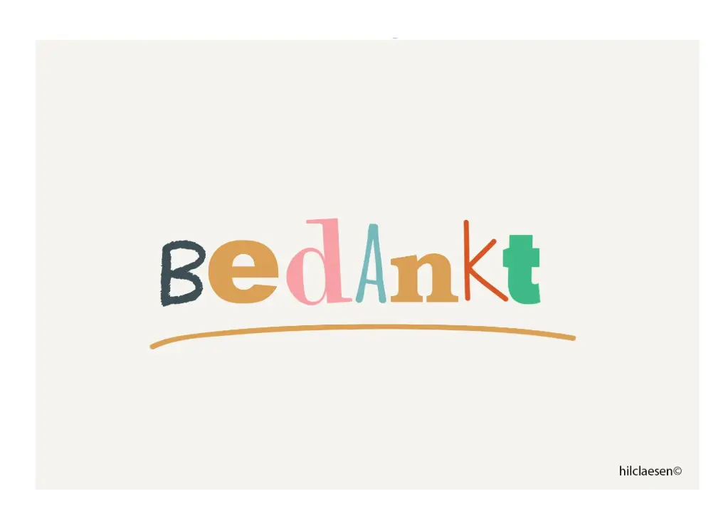 Bedankt