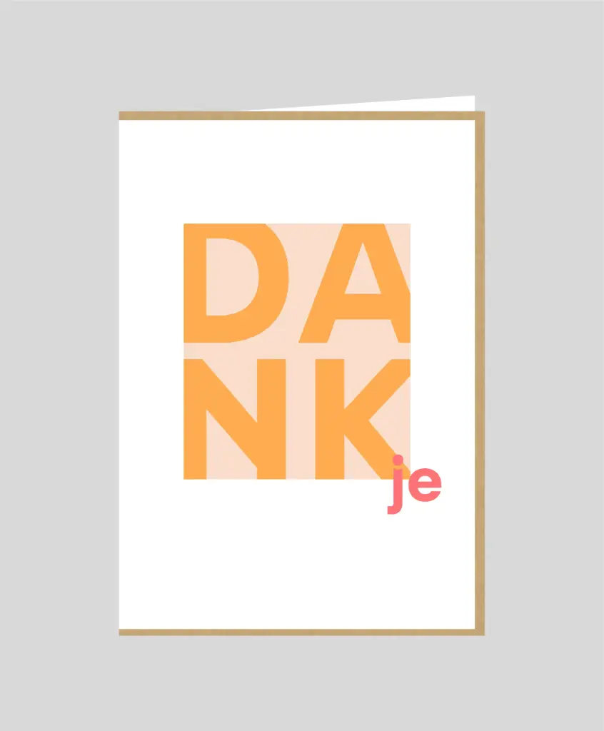 Dank je