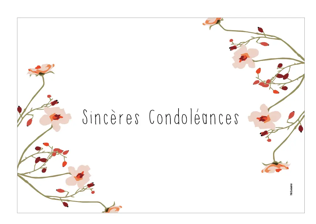 Sincères Condoléances