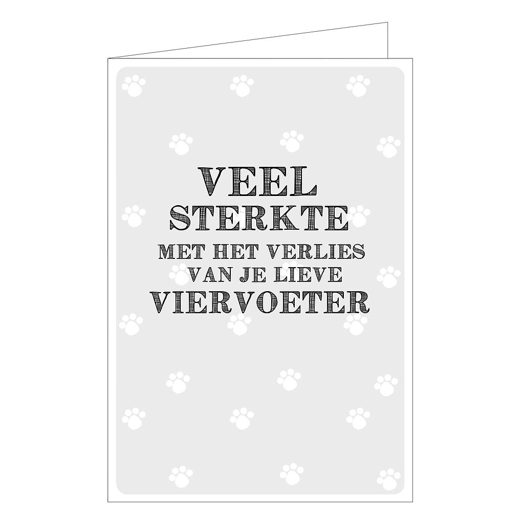 Veel sterkte met het verlies van je lieve viervoeter