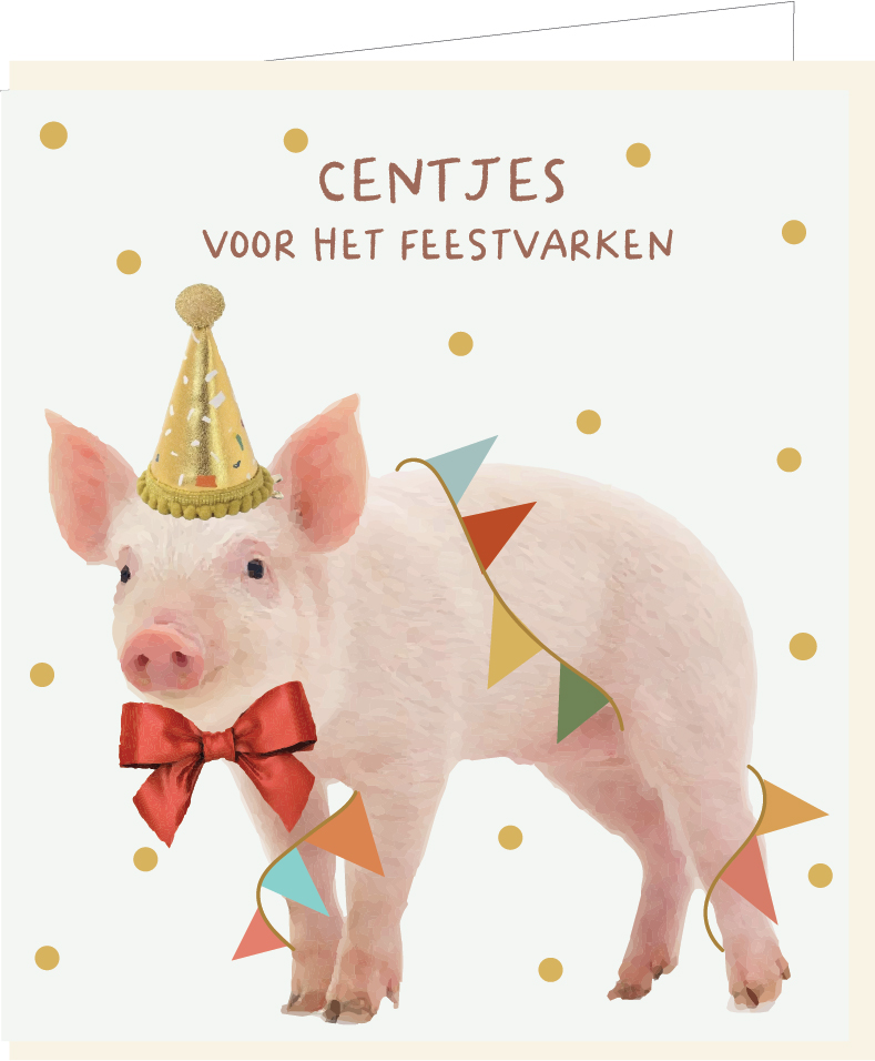 centjes voor het feestvarken