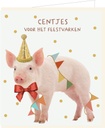 centjes voor het feestvarken