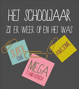 Het schooljaar zit er weer op …