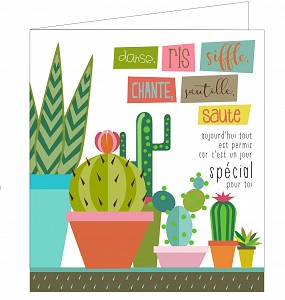 Danse, ris siffle, chante …..