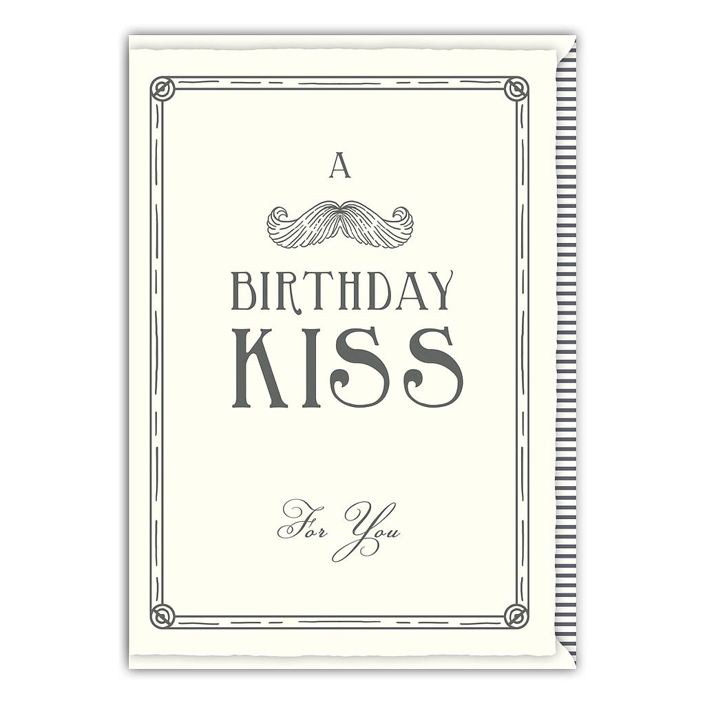 A birthday kiss to you