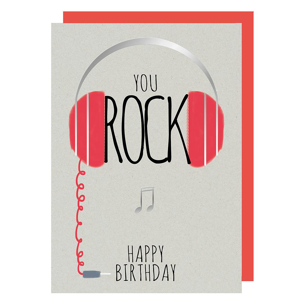 You rock, happy birthday