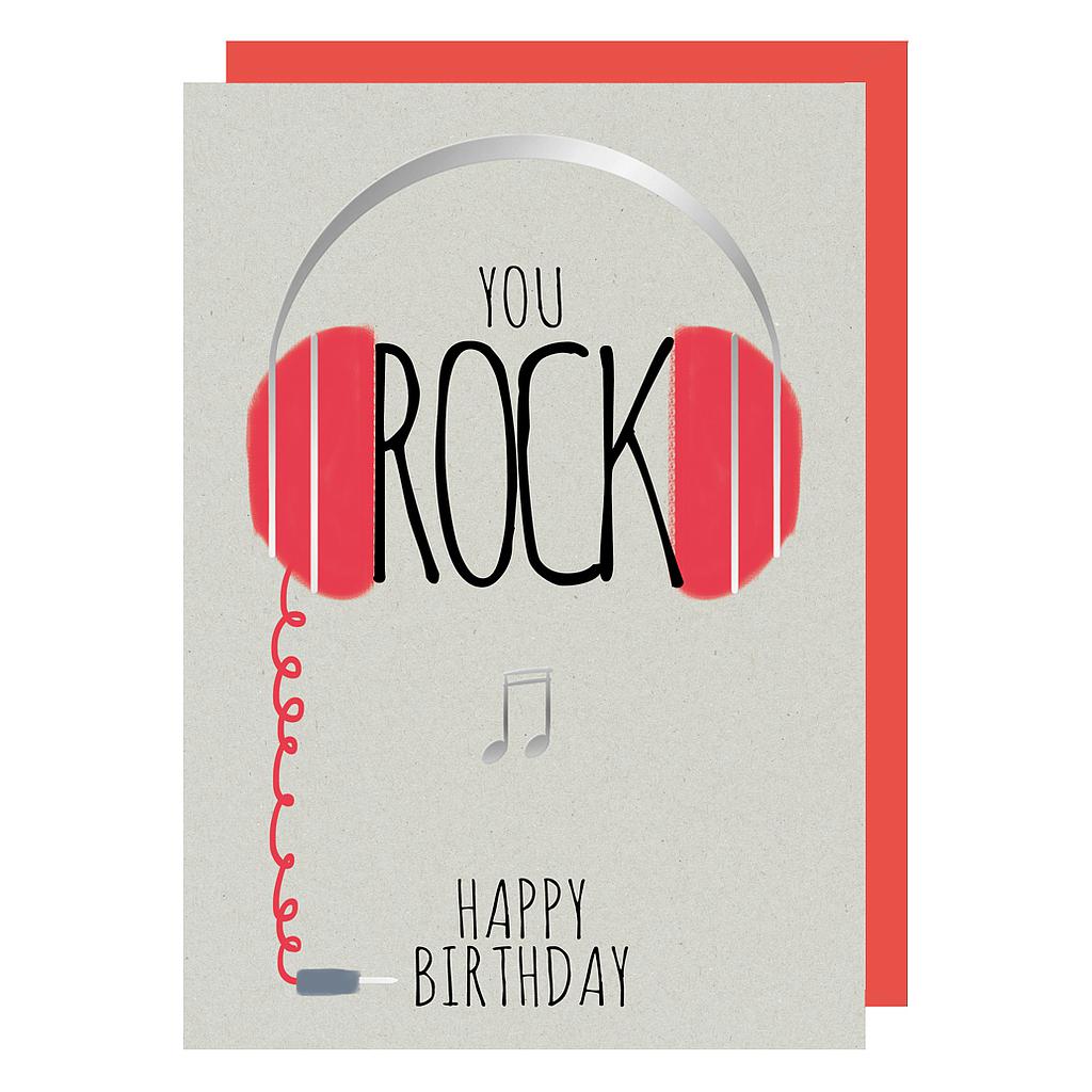 You rock, happy birthday