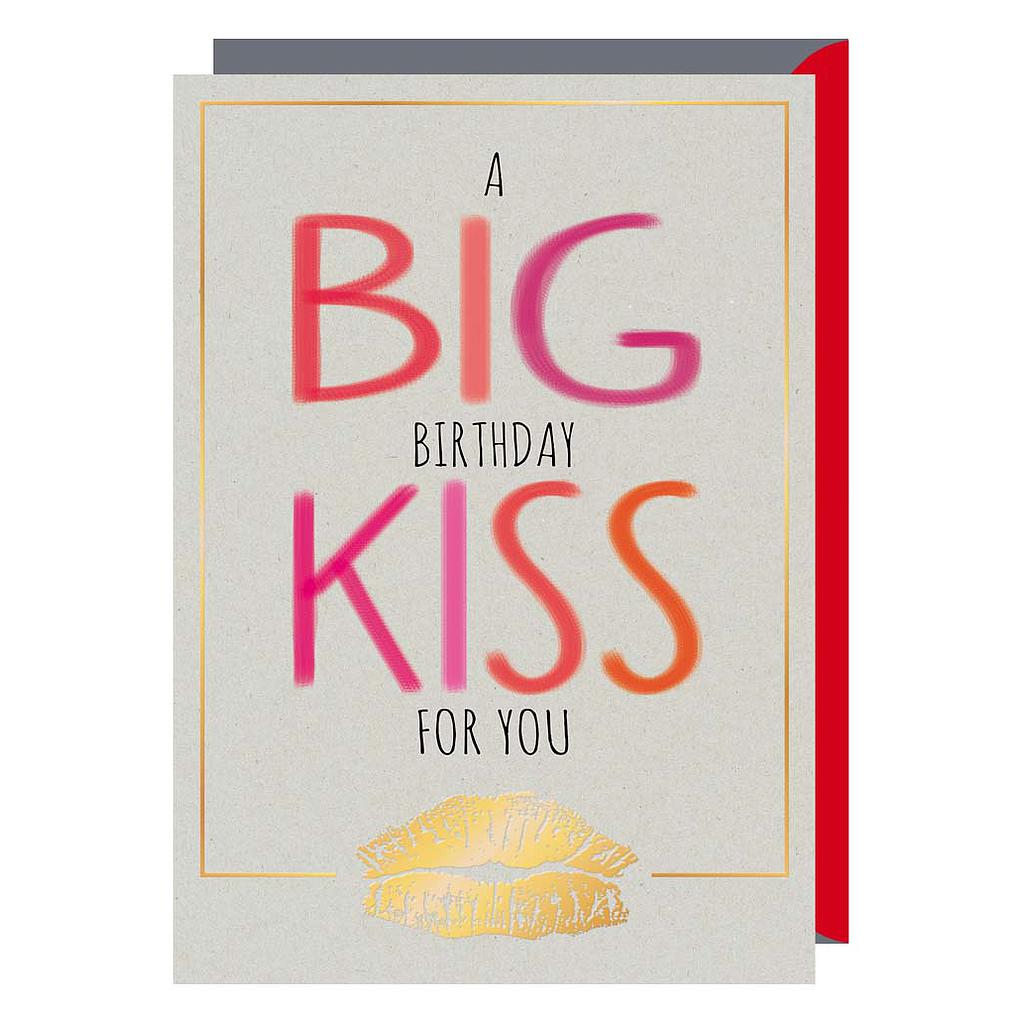 A big birthday kiss for you