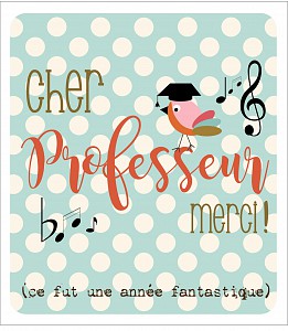 Cher professeur merci ! ….