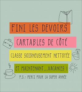 Fini les devoirs cartables de cote …..