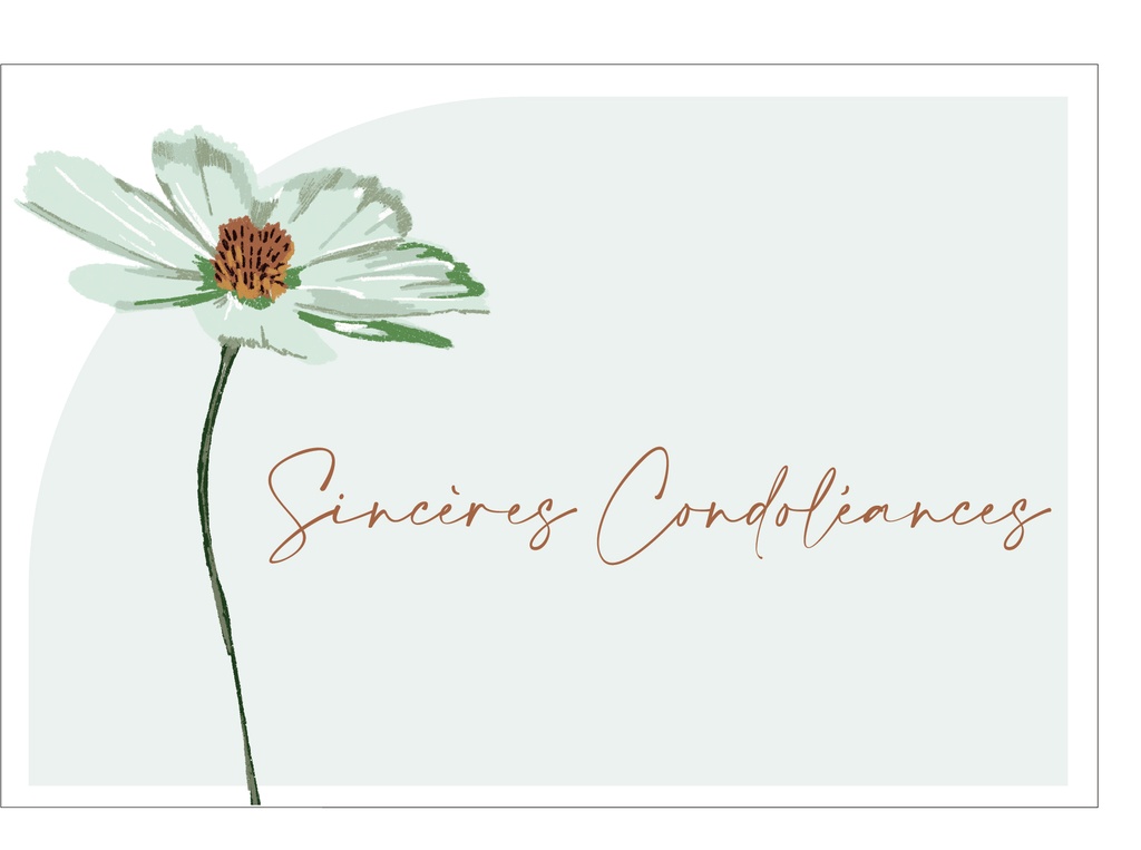 Sincères Condoléances