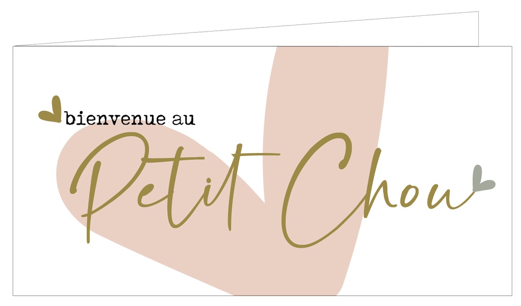 Bienvenue au petit chou