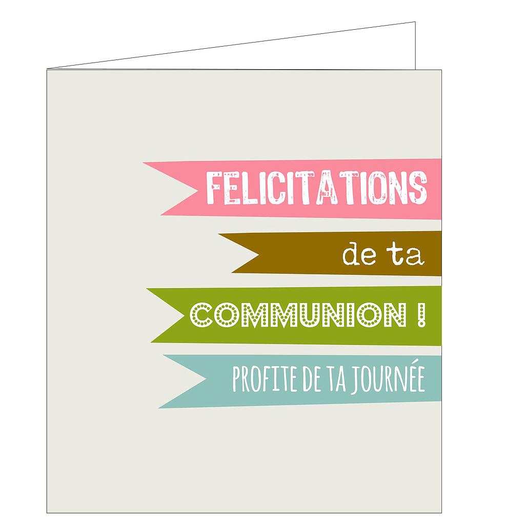 Félicitations de ta communion!