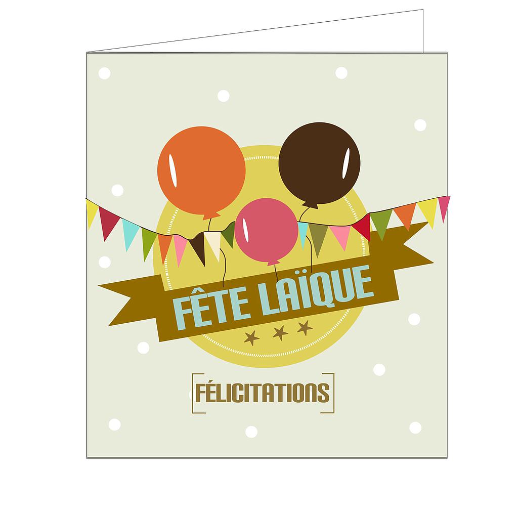 Fête laïque (félicitations)
