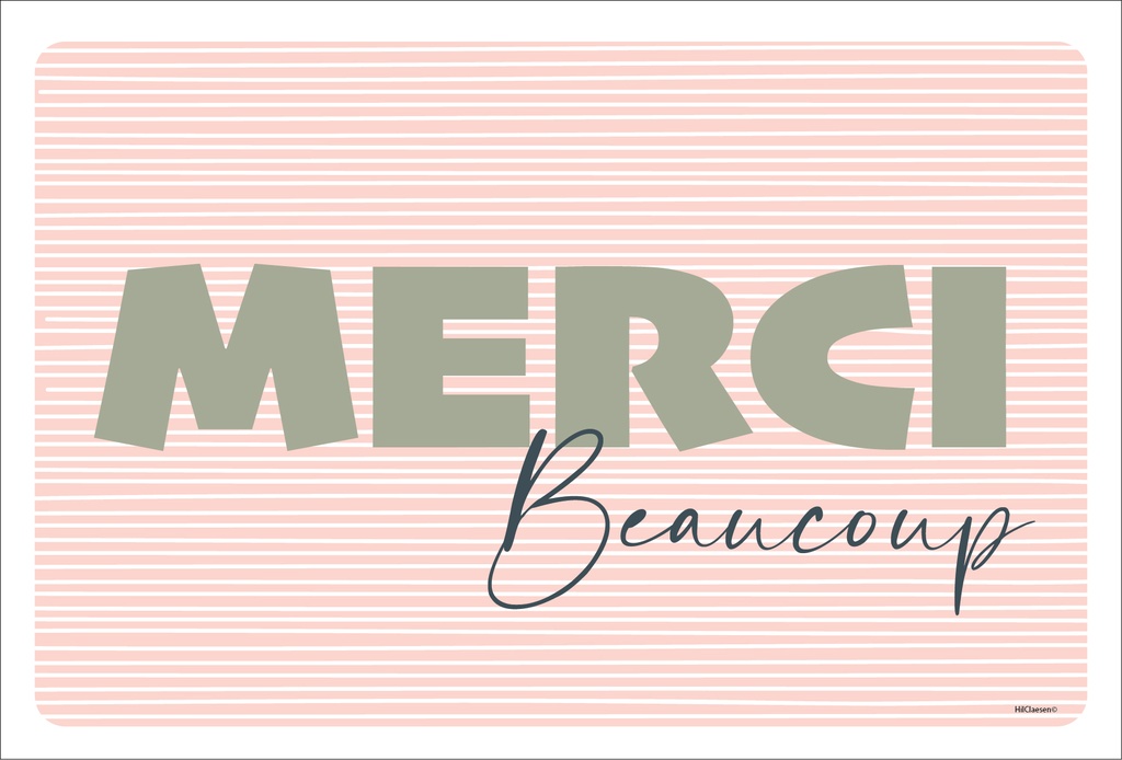 Merci beaucoup