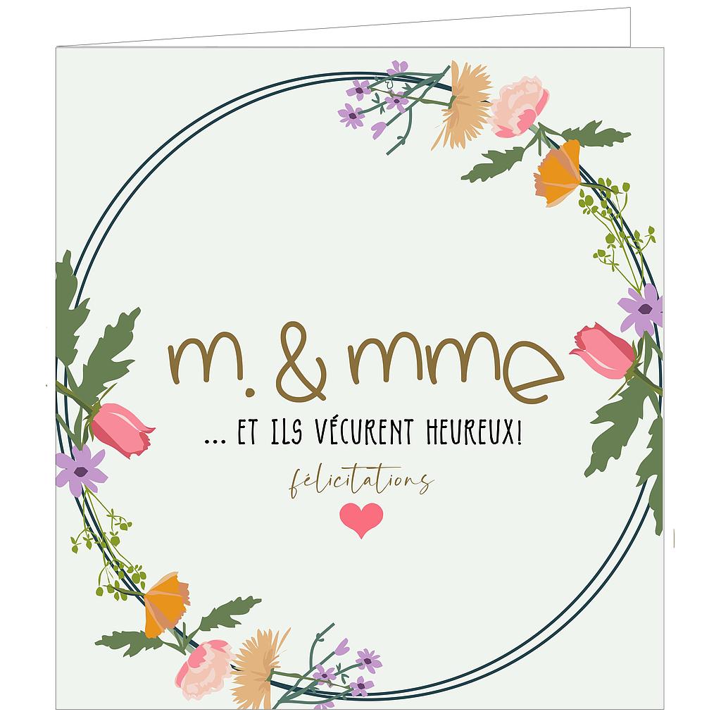 M&MME ... et ils vécurent heureux! Félicitations