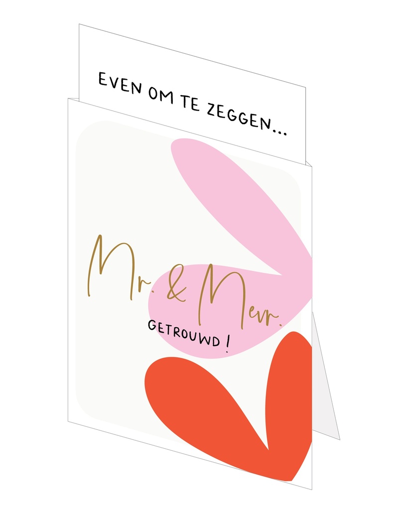 Mr en Mevr. getrouwd !