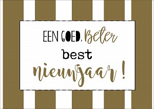 een goed, beter best nieuwjaar