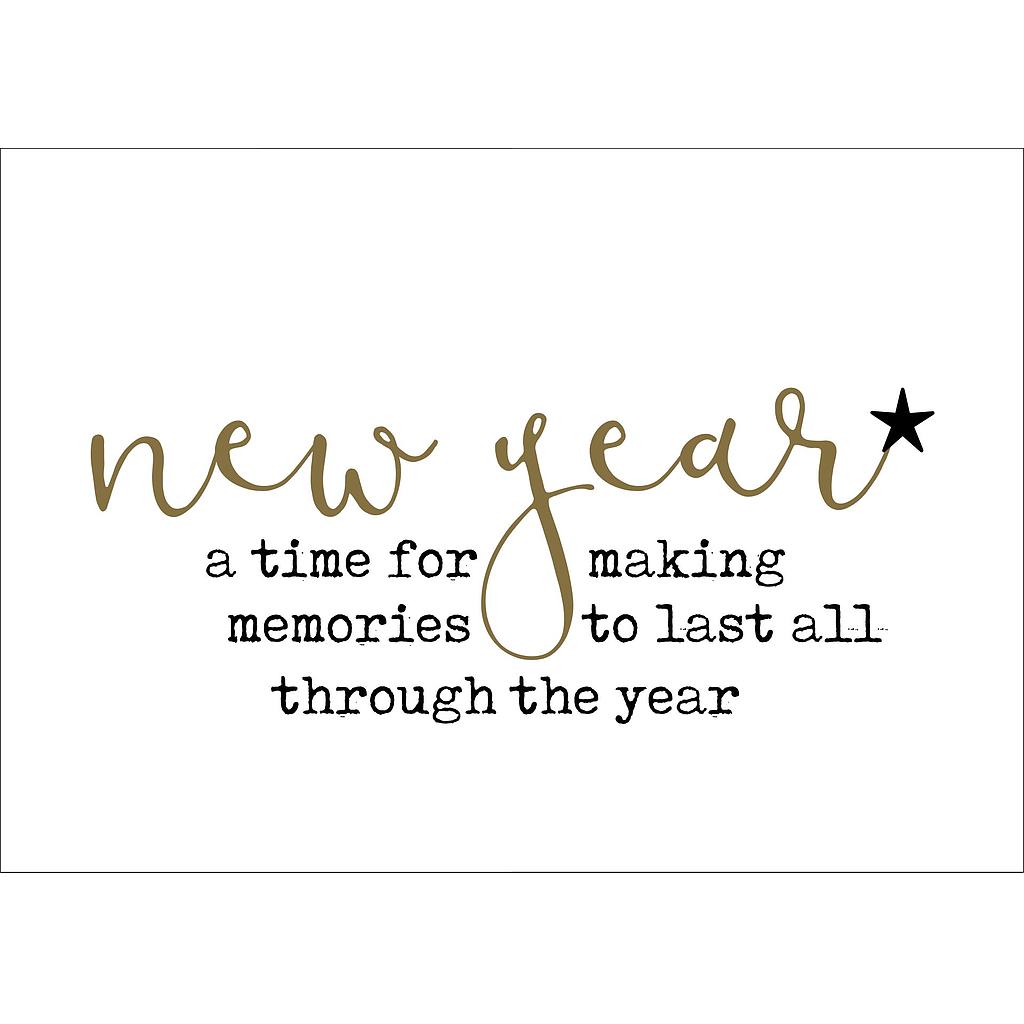 new year a time for making memories ...