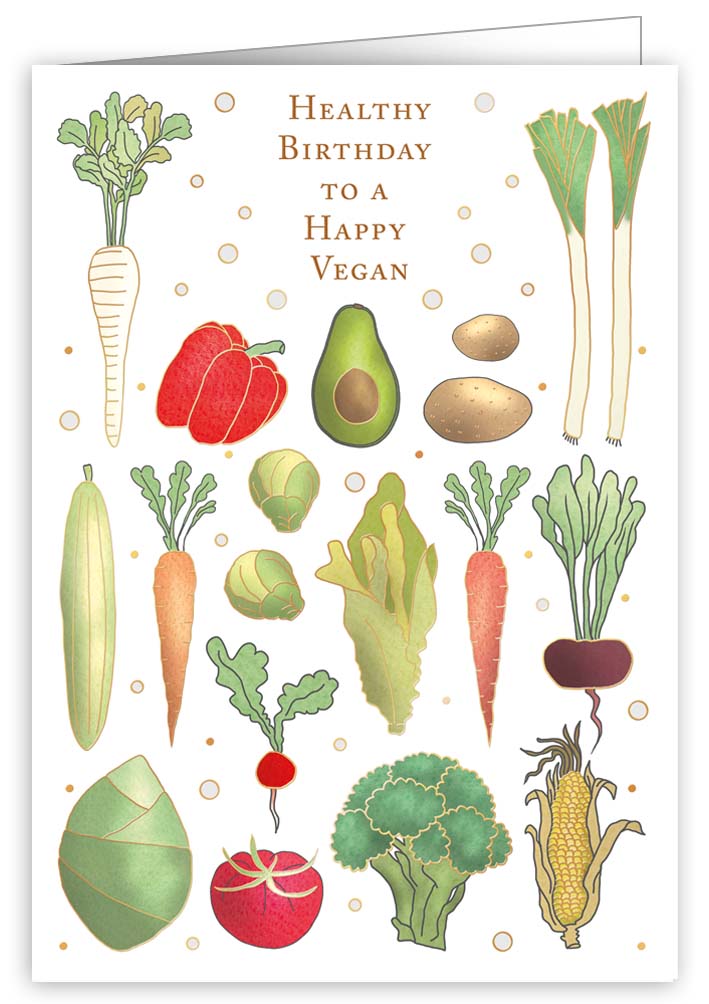 Healty birthday to a happy vegan