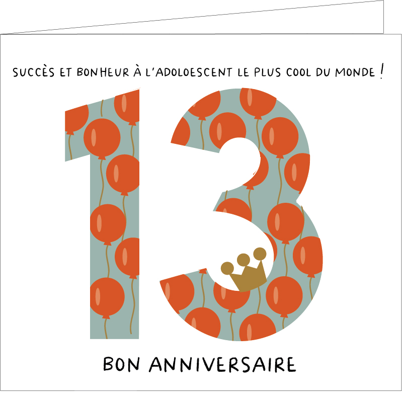 13 ans                      