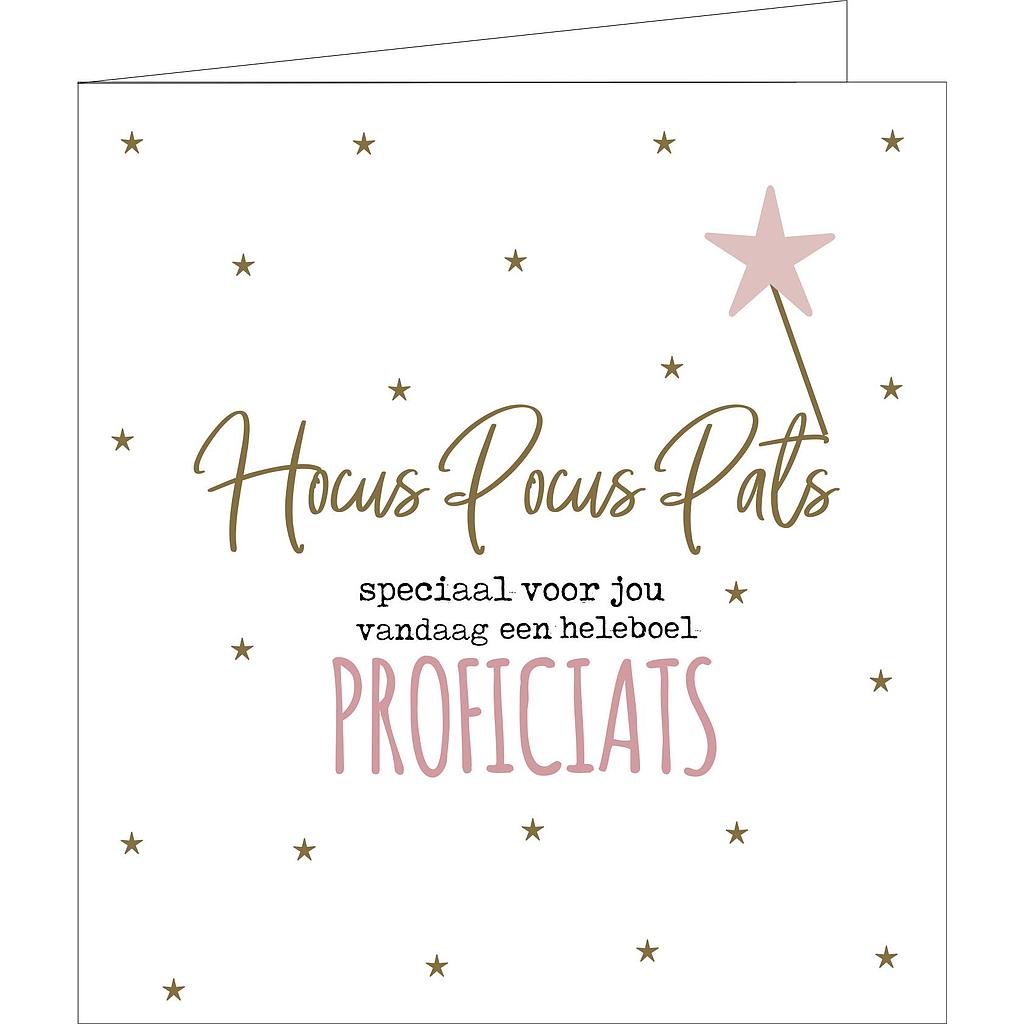 hocus pocus pats speciaal voor jou een heleboel proficiats !