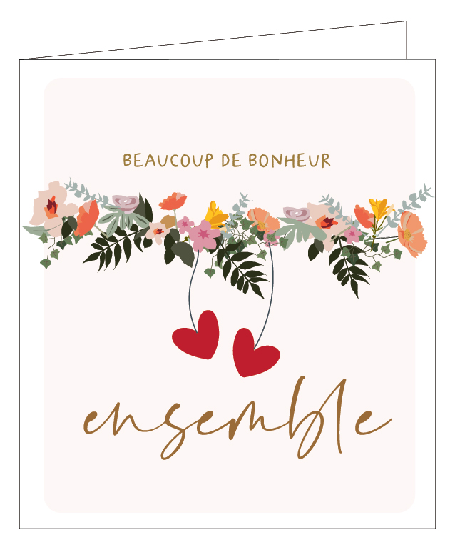 Beaucoup de bonheur ensemble