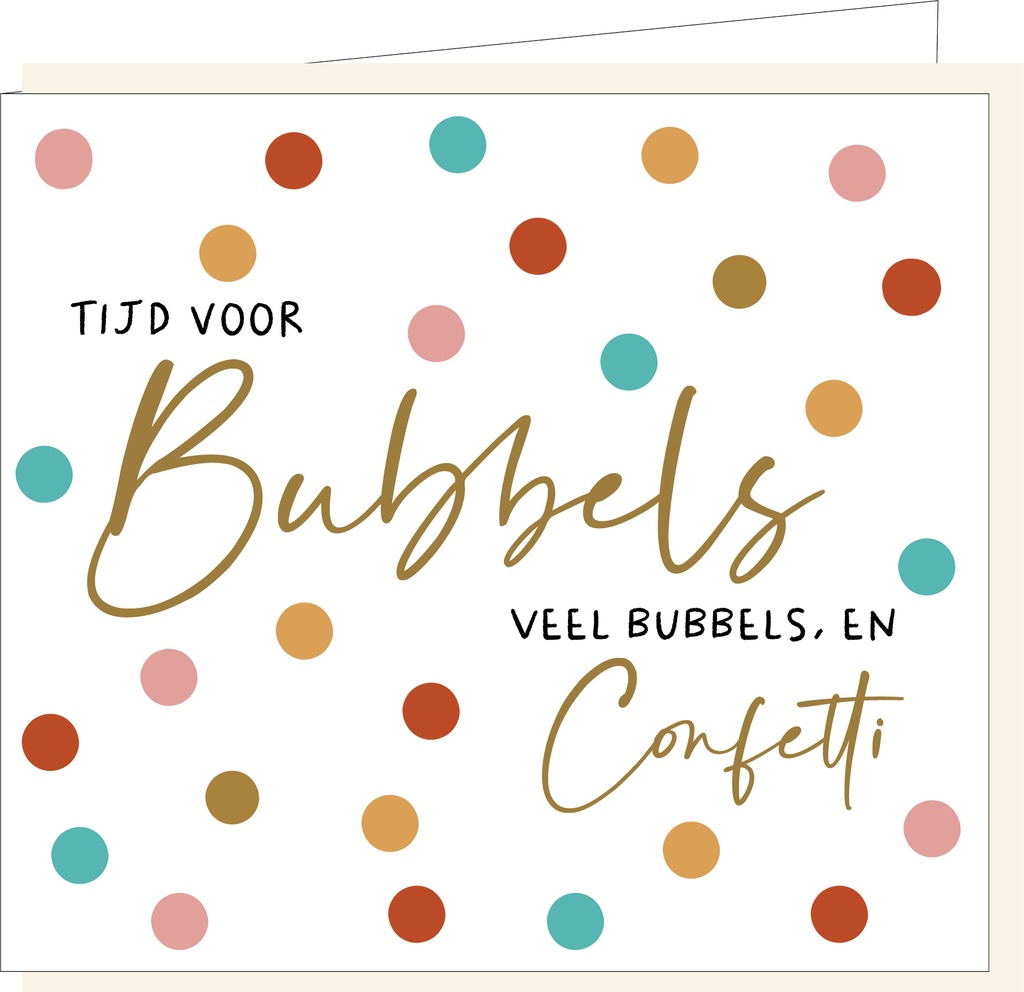Tijd voor bubbels en confetti
