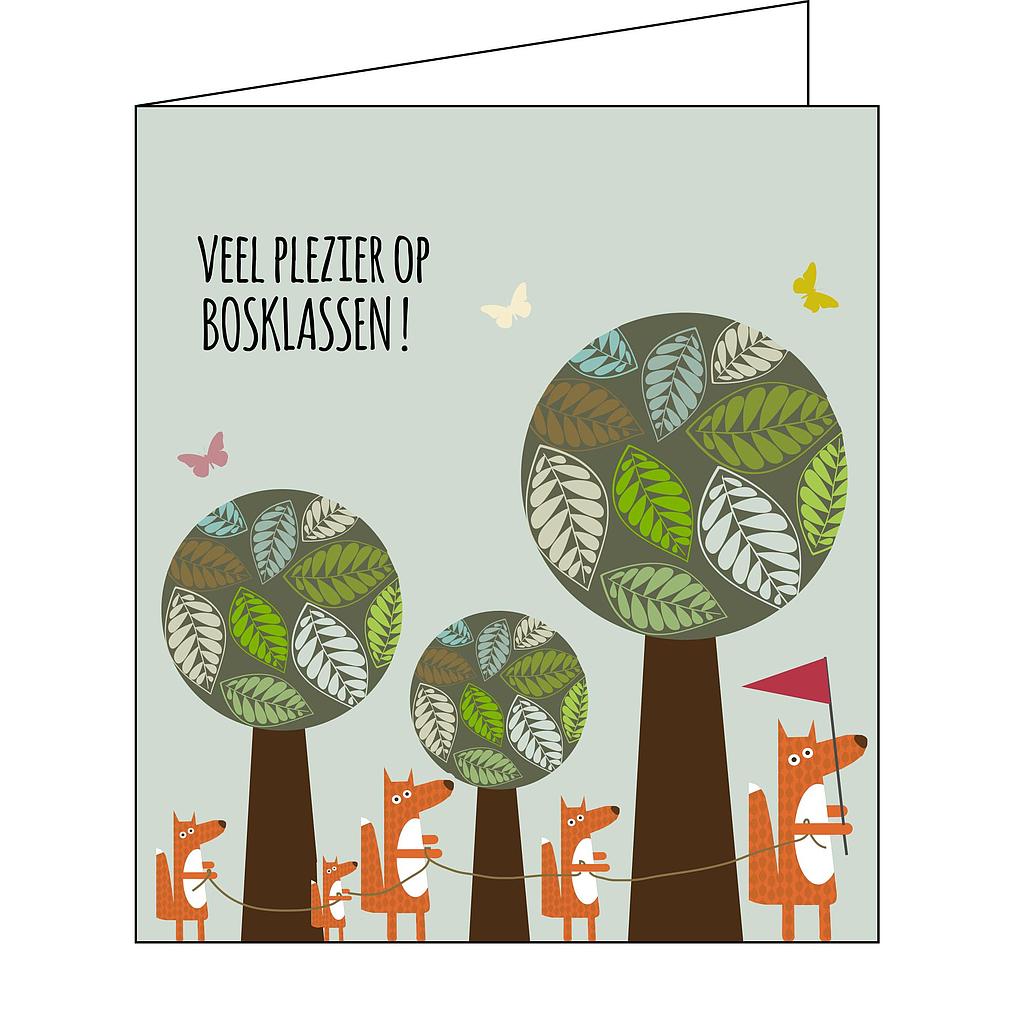 veel plezier op bosklassen !