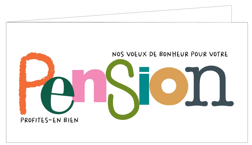 Nos vœux de bonheur pour votre pension 