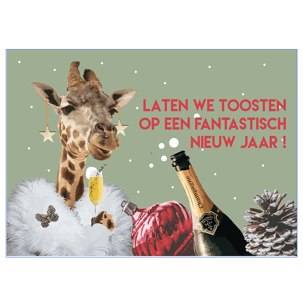 laten we toosten op een fantastisch nieuw jaar 