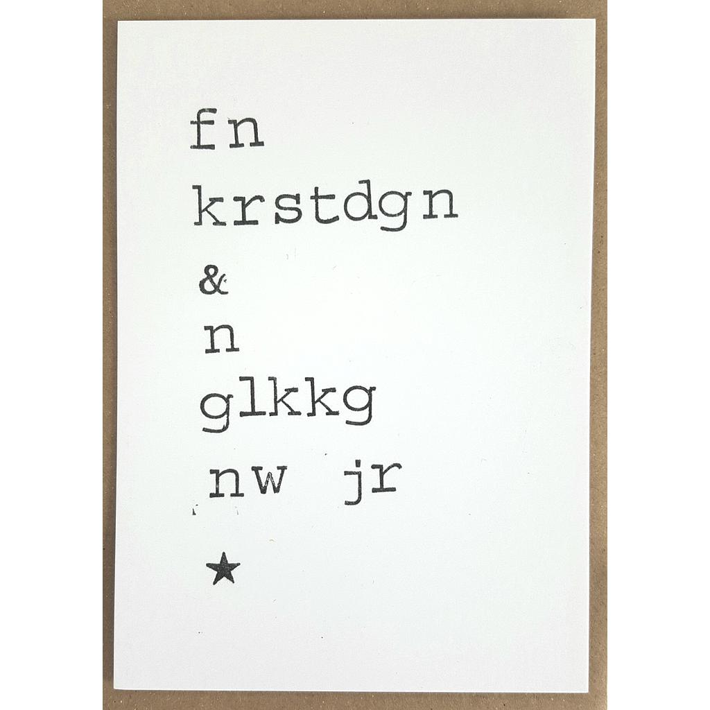Fn krstdgn & glkkg nwjr