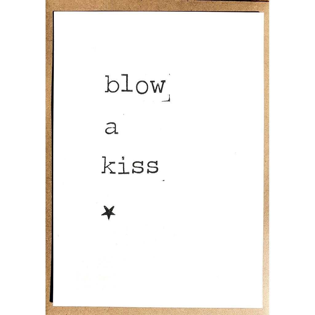 Blow a kiss