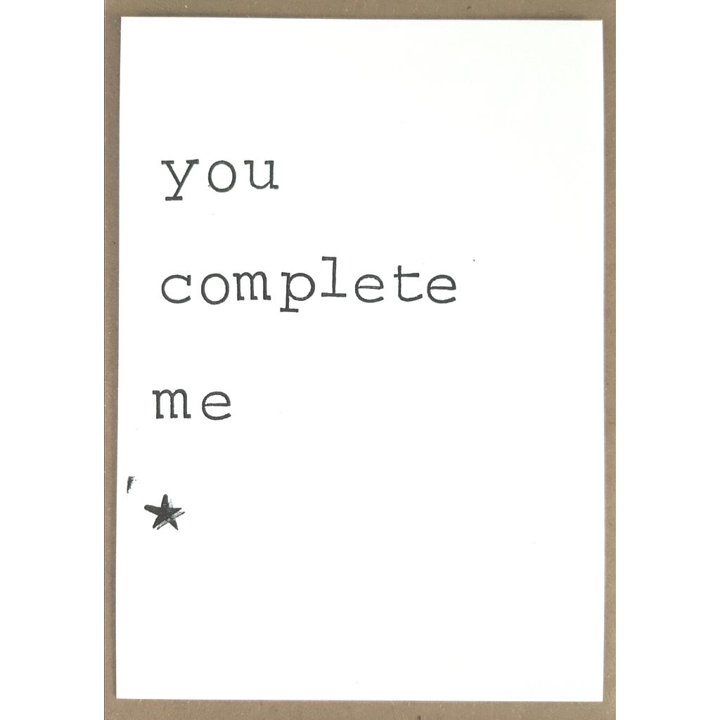 you complete me